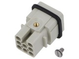 Conector dreptunghiular mufă tată, 8 pini
