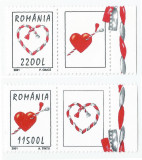 Romania, LP 1542a/2001, Martisor 2001, cu vinieta, MNH