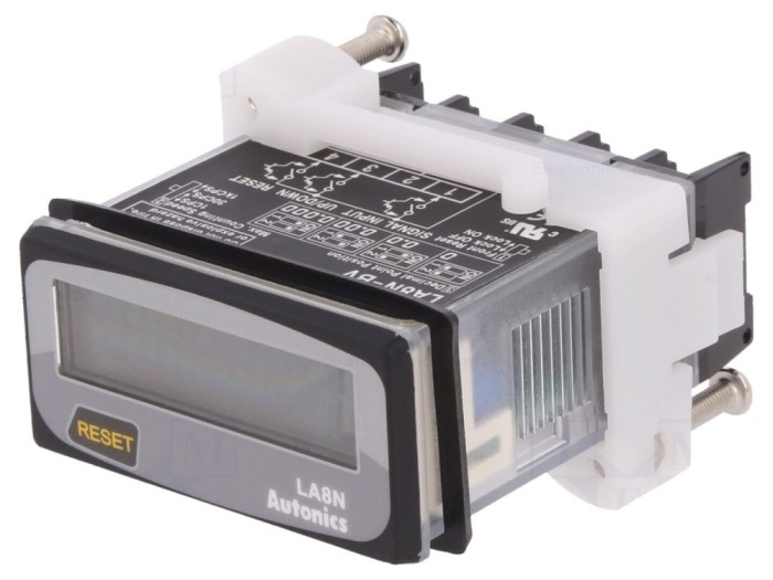 Contor electronic LCD impulsuri, IP20