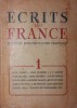 ECRITS DE FRANCE