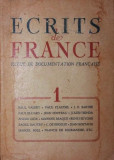 ECRITS DE FRANCE, Paul Valery
