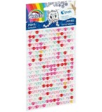 Accesorii creatie perle autoadezive,culori pastelate,6mm, 260 bucati