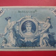 Bancnota GERMANIA - 100 Mark 1908