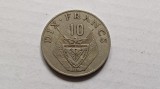Rwanda-10 Franci 1974