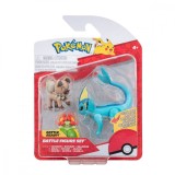 Pokemon - Set 3 figurine de actiune, (Rockruff &amp; Bellossom &amp; Vaporeon) S16