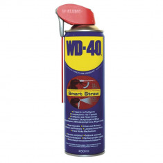 Lubrifiant Multifunctional WD-40 Smart Straw, 450ml, Doua Modalitati de Pulverizare, Spray Lubrifiant, Spray Lubrifiant Universal, Spray Lubrifiant Mu