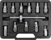 Set 12 biti YATO buson ulei, 8-17mm, patrat 8-13mm, hexagon, cheie 10mm, maner T 3/8, otel, auto, garaj, service