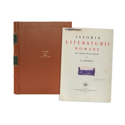 George Călinescu, Istoria literaturii rom&amp;acirc;ne de la origini p&amp;acirc;nă &amp;icirc;n prezent, 1941 - Prima ediție foto