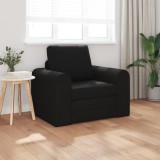 VidaXL Sofa Pat 2 &icirc;n 1 Negru 98x71x83 cm Țesătură