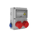Tablou Sigurante 2P (5x32A) 380V + 2P (1x16A) 220V IP44