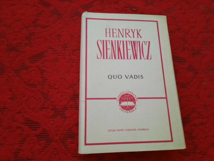 HENRYK SIENKIEWICZ - QUO VADIS CARTONATA RF18/2