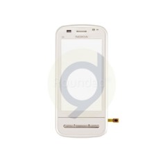 Unitate tactilă cu capac frontal Nokia C6 alb