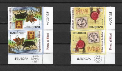 ROMANIA 2022-EUROPA - POVESTI SI MITURI, TETE BECHE 3, DIN COALA, MNH - LP 2364 foto