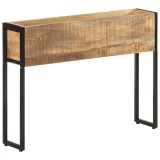 Gossi jardiniera, 90 x 20 x 68 cm, lemn de mango nefinisat