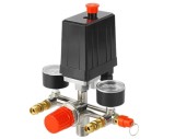Cumpara ieftin Presostat compresor aer cu 2 cai cuple rapide si supapa 8 bari 230V XD11270