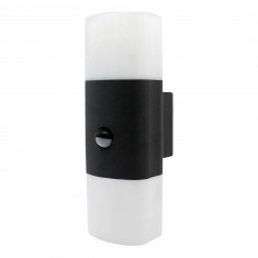 Aplica LED Farlay IV aluminiu/sticla acrilica, alb-negru, 2 becuri, 230 V foto
