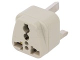Adaptor Conexiune 2P+PE 250VAC 13A Alb - NINIGI