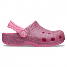 Saboti Crocs Kids' Classic Glitter Clog Roz - Pink Lemonade