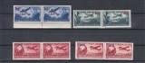 ROMANIA 1952 LP 319 LP 319 a POSTA AERIANA SUPRATIPAR PERECHE SERII MNH, Nestampilat