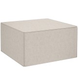 HOMCOM Taburet pentru Picioare 2 &icirc;n 1 cu Hușă Detașabilă, Suport pentru Picioare, 75x75x41 cm, Bej | Aosom Romania