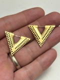 CERCEI AUR 18K + 28 Diamante = 0.56CT - G&amp;G GUERINI - Italy - 16g. - Design Avangardist !