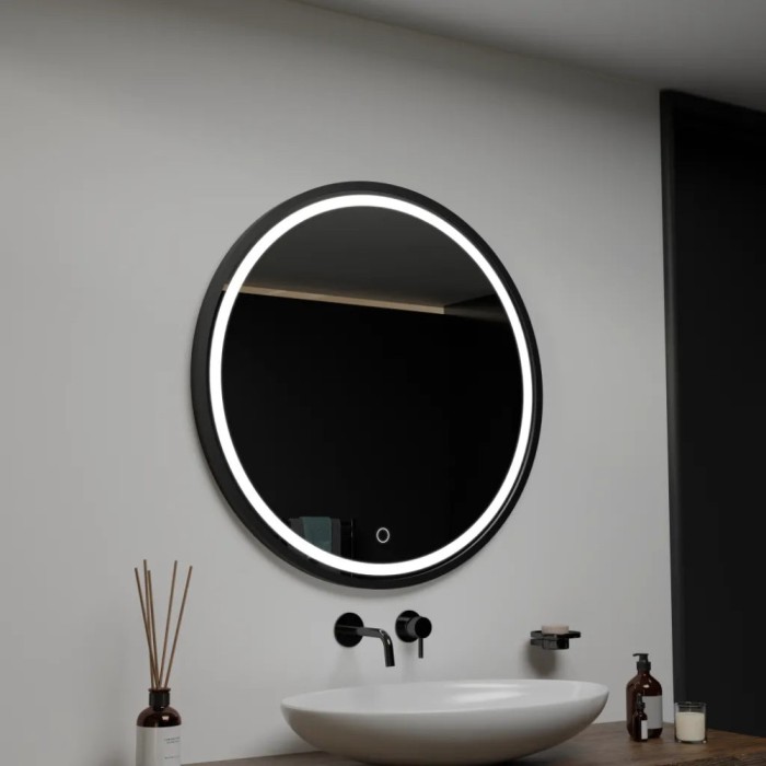 Oglinda LED Rotunda, 60cm, Nerina Basic Touch ModernLight Concept