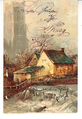 D11 A 22 - Felicitare de colectie - circulata la 1902 - Frankfurt foto