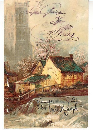 D11 A 22 - Felicitare de colectie - circulata la 1902 - Frankfurt