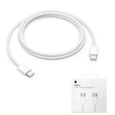 Cablu de date usb-c la usb-c, 1m, 60w, apple mqkj3zm/a, white
