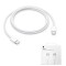 Cablu de date usb-c la usb-c, 1m, 60w, apple mqkj3zm/a, white