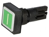 Comutator Apăsare 16mm Verde