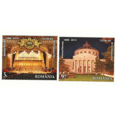 2013 - Ateneul Roman - 125 ani de la inaugurare, serie neuzata
