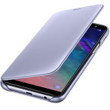 Husa originala Samsung Galaxy A6 (2018) SM-A600F A600F si stylus, Samsung Galaxy A5, Mov, Cu clapeta