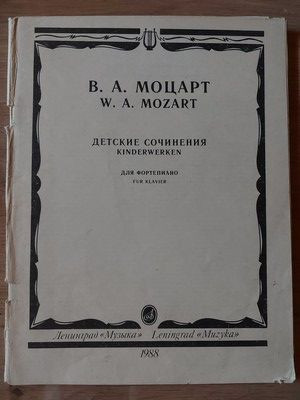 PARTITURA W. A. Mozart Kinderwerken foto