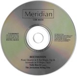 CD Muzica: Ludwig van Beethoven, Nelly Ben-Or - Piano Quartet Op.16 / Serenade Op.8 - Meridian, Fara coperti