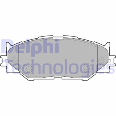 Delphi set placute frana, frana disc foto