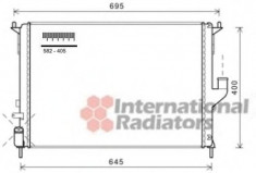 Radiator, racire motor DACIA LOGAN Pick-up (US) (2008 - 2016) VAN WEZEL 43002477 foto