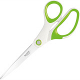 Foarfeca Leitz Wow, 20.5 cm, Lama Titan si Inox, Grip Ergonomic, Verde Metalizat, Foarfeca de Birou, Foarfeca pentru Birou, Foarfeca Birou, Foarfece d