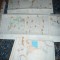 Set 21 Harti Cadastrale Judet GALATI ,dim.=51x44cm buc ,pr.&#039;70 ,ed.1976 RSR