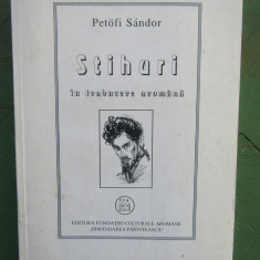 PETOFI SANDOR -STIHURI IN TRADUCERE AROMANA