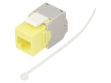 Modul RJ45 Galben Goobay 90691 Compatibil IEEE 802.3af/at pentru Alimentare PoE