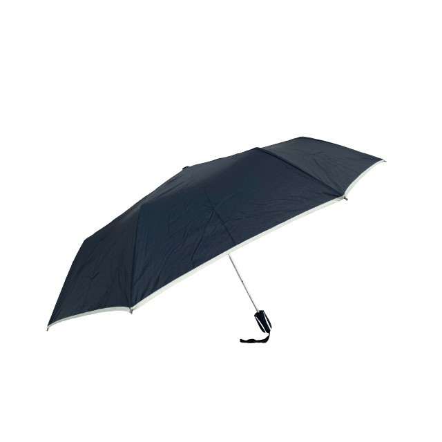Umbrela dama, pliabila, antivant, negru, &Oslash;90 cm