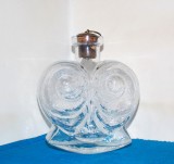 Cumpara ieftin Decanteur cristal suflat manual - Bufniță - design Lars Hellsten, SKRUF, Suedia