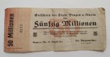 Germania - 50 Millionen Mark 1923 - Binegn a. Rein - Inflatie