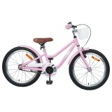vidaXL Bicicletă pentru Copii 20 Inci pentru 6-11 Ani Roz deschis 42009576