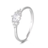 Cumpara ieftin Inel argint 925, JW1334, model elegant cu piatra, placat cu rodiu