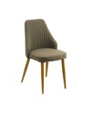 Scaun living si bucatarie BUC 202, ergonomic, stofa, baza metalica, 110 kg
