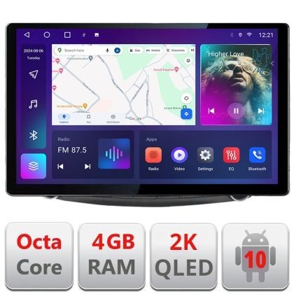 Navigatie dedicata Lexus IS 2005-2011 N- IS Edonav ecran 13&quot; 2K 4+32 Android Waze USB Navigatie 4G 360 Toslink Youtube Radio CarStore Technology