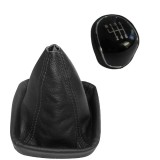 Set nuca cu manson schimbator viteze MARTI-NIK 15 compatibil cu FORD Mondeo MK4 2007-2014, 6 viteze, piele