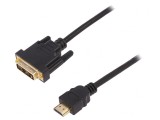 Cablu HDMI la DVI-D 5m Negru